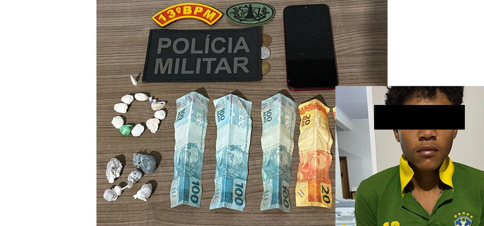 Itanhangá: Polícia Militar fecha mais uma boca de fumo a prende suspeito. Vídeo