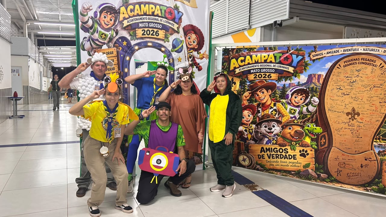 Itanhangá: Grupo Escoteiro Ipê Amarelo participa do AcampaToy 2026, em Cuiabá
