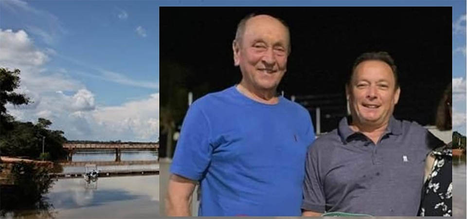 Pai e filho morrem após camionete afundar no Rio Teles Pires