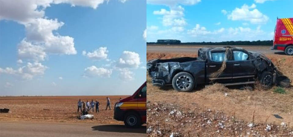 Condutor morre após perder controle de veículo e sair da pista