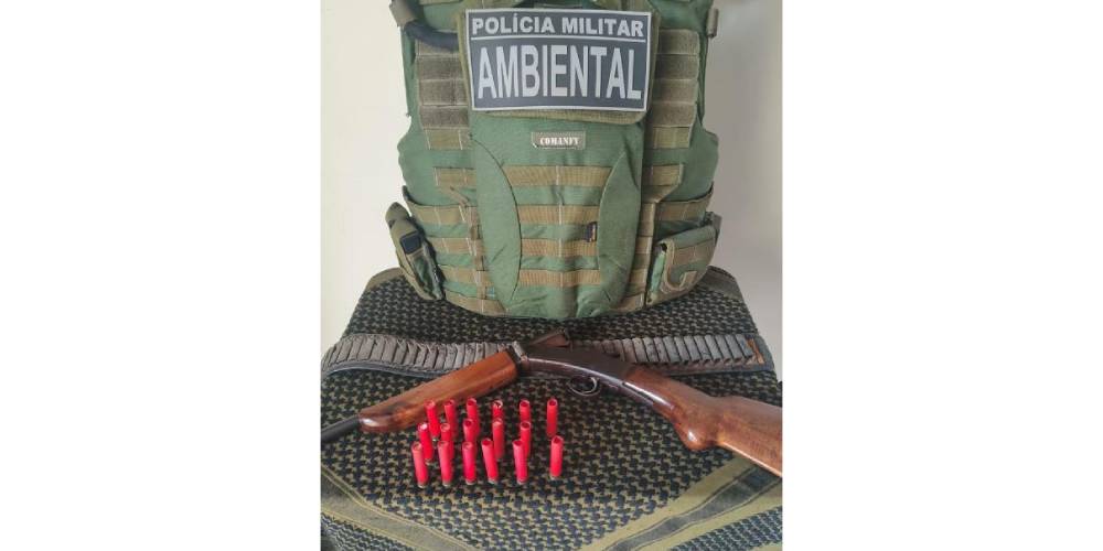 Polícia Militar apreende arma e munições em área de conflito agrário