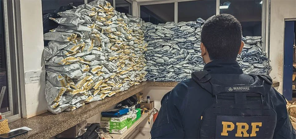 PRF apreende 544 kg de agrotóxicos transportados ilegalmente