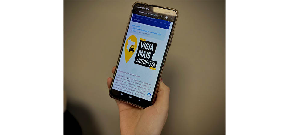 Sesp disponibiliza cadastro online para motoristas e mototaxistas profissionais que querem aderir aplicativo de segurança