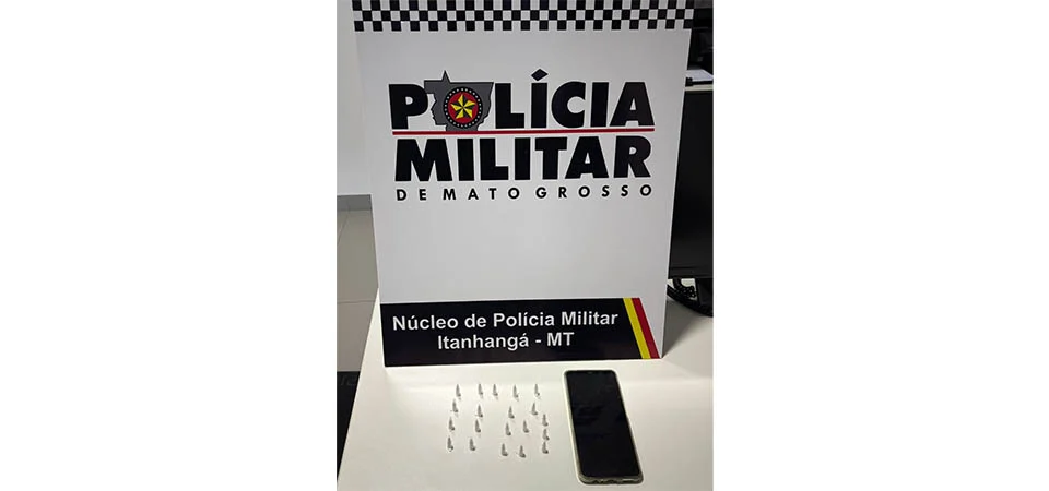 Itanhangá: Polícia Militar tira de circulação “lojista” que comercializava drogas