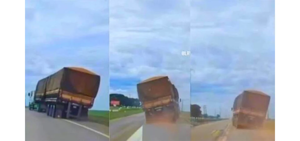 Ipiranga: Caminhoneiro bêbado é preso pela Força Tática por fazer manobras perigosas em rodovia. Vídeo