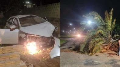 Jovem perde controle de carro; acerta muro e morre