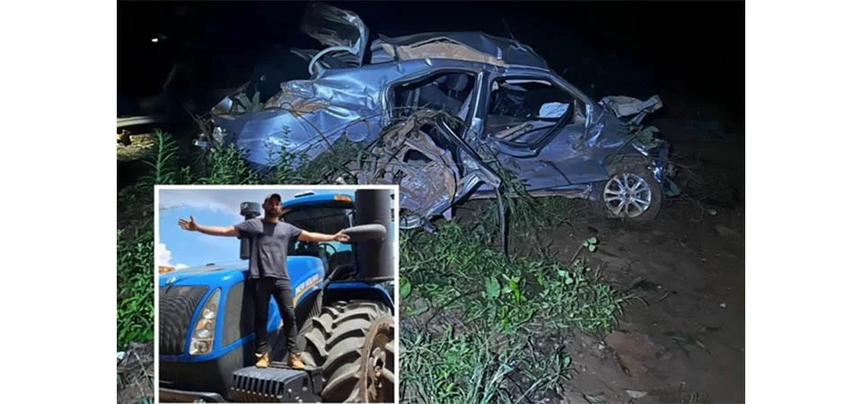 Homem morre em grave acidente após capotar Prisma na MT-140