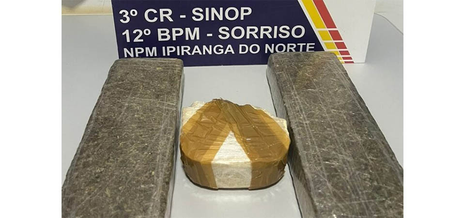 Ipiranga: PM apreende maconha e pasta base após motorista ver viatura e “se assustar”