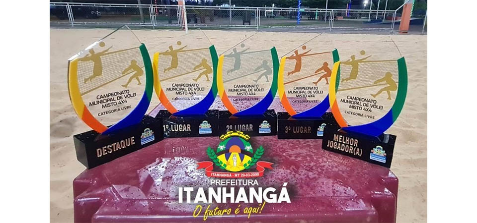 Itanhangá: Confira resultados do Campeonato Municipal de Vôlei 4×4 Misto. Fotos