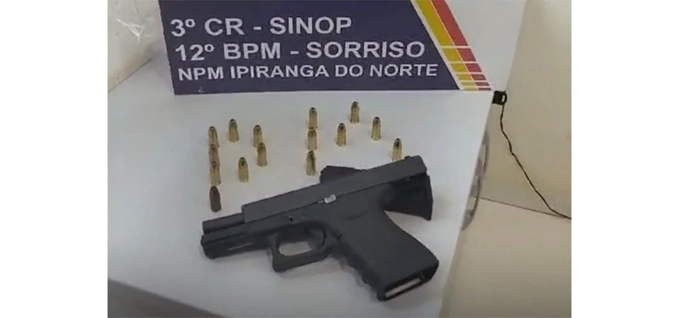 Ipiranga: PM apreende arma e prende homem que ameaçava “tomar” soja de fazendeiro