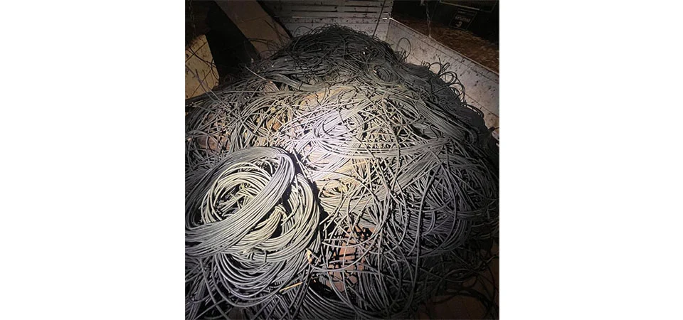 Força-tarefa prende quadrilha especializada em furtos de fio de cobre