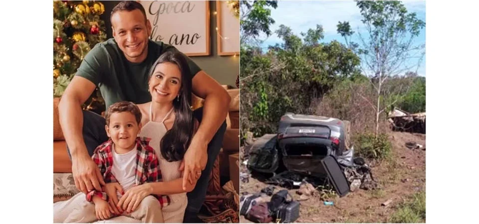 Família morre em grave acidente entre carro e carreta
