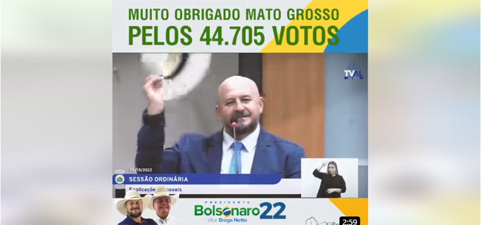 Itanhangá: Cattani agradece os votos que recebeu e se compromete em ajudar o município. Vídeo
