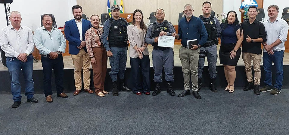 Itanhangá: Câmara De Vereadores entrega Moção De Reconhecimento ao Núcleo Da Polícia Militar