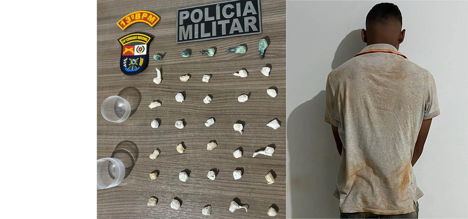 Itanhangá: Polícia Militar fecha mais uma boca de fumo e prende traficante