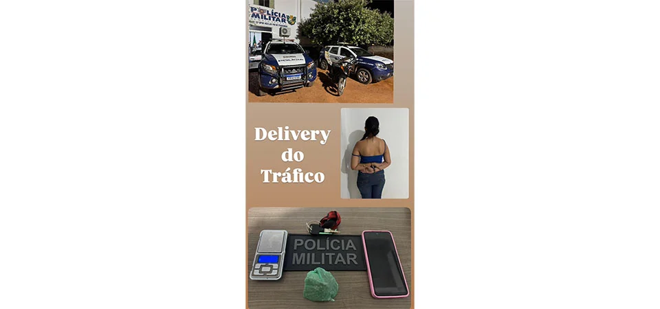 Itanhangá: Polícia Militar prende mulher que deixava os filhos sozinhos para entregar drogas