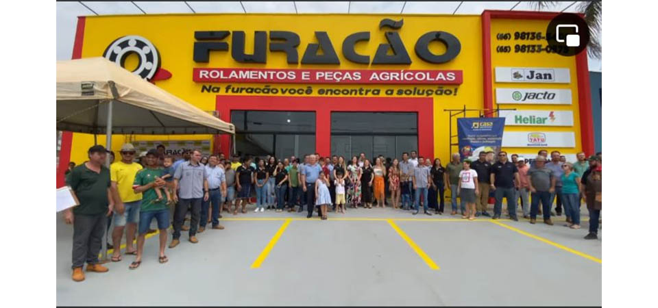 Itanhangá: Furacão rolamentos e peças agrícola abre suas portas