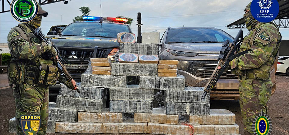 Gefron apreende mais de 230 quilos de drogas