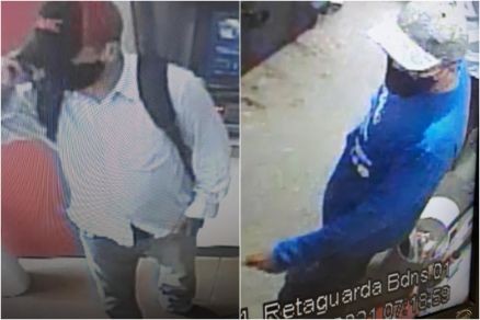 Dupla invade banco, faz reféns e rouba cerca de R$ 500 mil