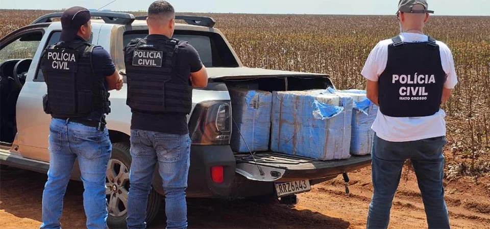 Polícia Civil prende suspeito em flagrante com 240 tabletes de maconha tipo skank
