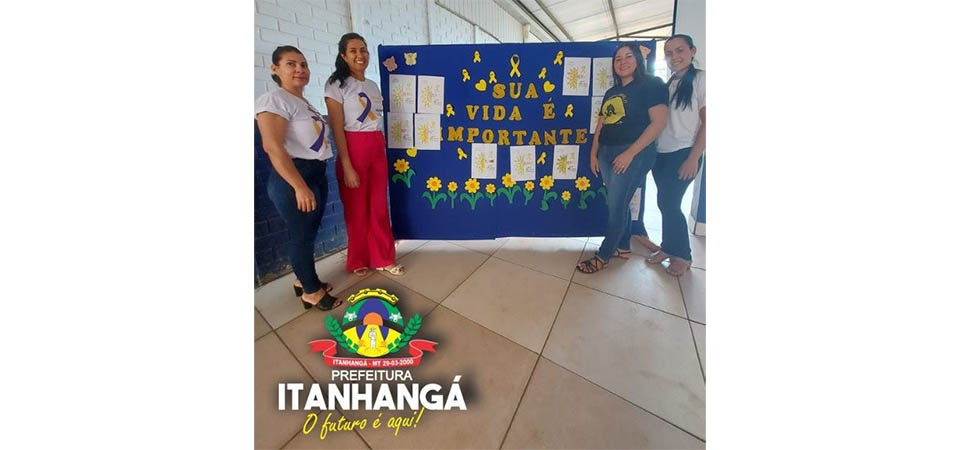 Itanhangá: Ações marcam o Setembro Amarelo 2023: Se precisar peça ajuda!