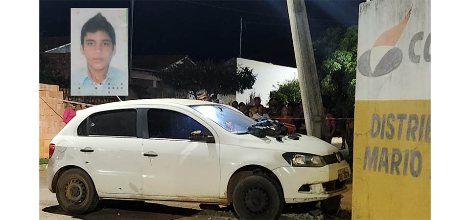 Homem é morto a tiros dentro de veículo e autores foram baleados pela PM