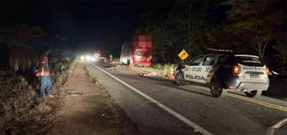 Casal morre ao cair de moto e ser atropelado na MT-010