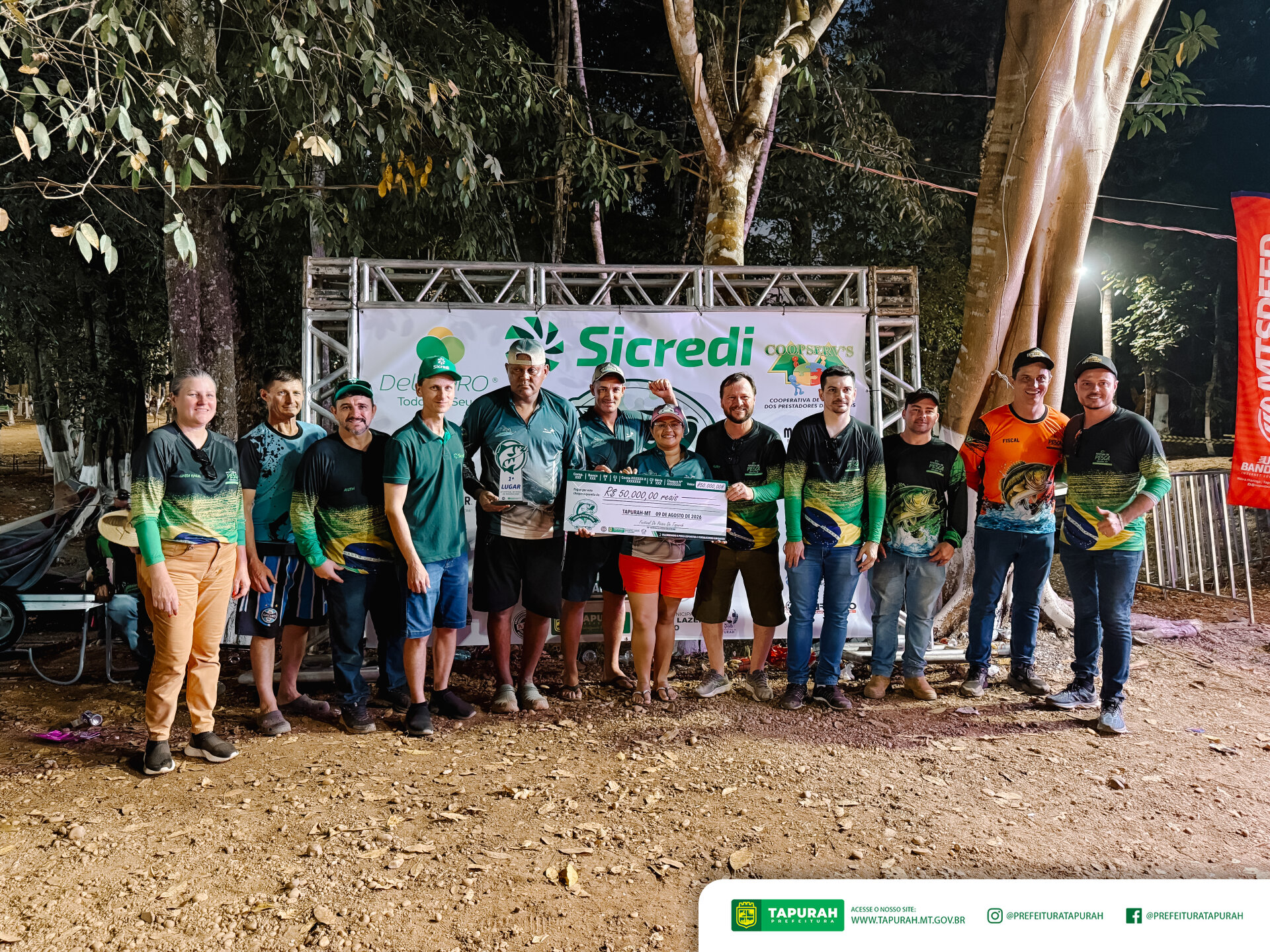 Tapurah: 10º Festival de Pesca divulga os campeões das categorias Livre e Feminina. Fotos