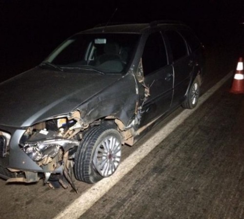 Sorriso: Pálio Wikend e S10 colidem na BR 163