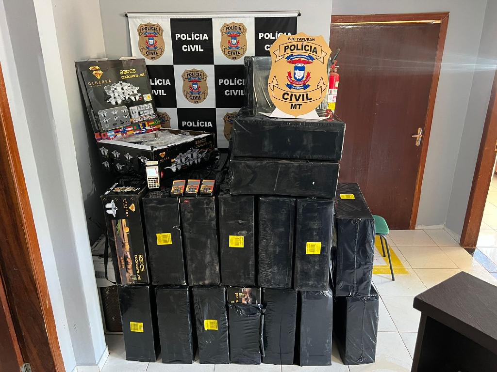 Tapurah: Polícia Civil prende grupo suspeito de vender panelas falsificadas