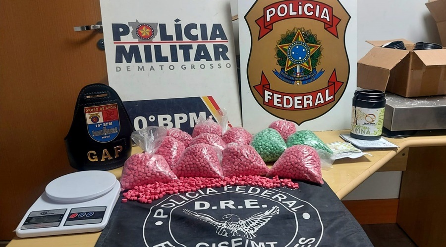 PF apreende 12 mil comprimidos de ecstasy que seriam enviados pelos correios para outros estados