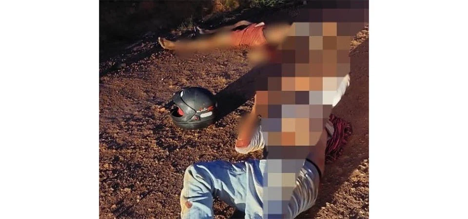 Ciclista morre em acidente com moto em estrada vicinal