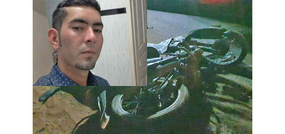 Motociclista morre após choque violento contra caminhonete Hilux