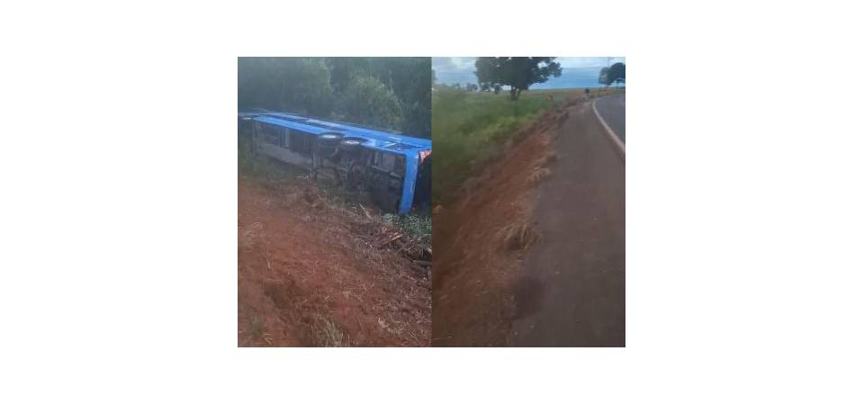Ônibus de viagem tomba em MT; dois passageiros morreram