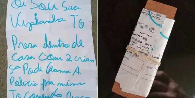 Mãe e filhas são resgatadas de cárcere privado após bilhete de socorro