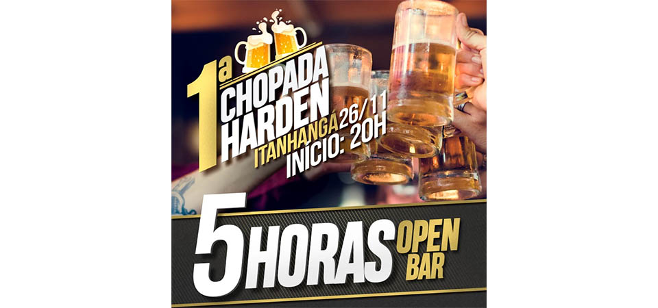 Itanhangá: 1ª Chopada Hardem vai ter muita música e Chopp geladíssimo