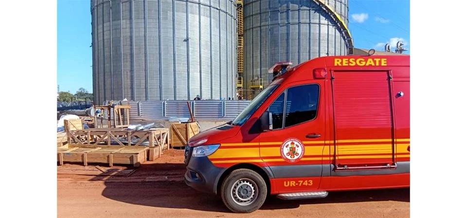 Dois trabalhadores morrem sugados por ‘bica’ de silo