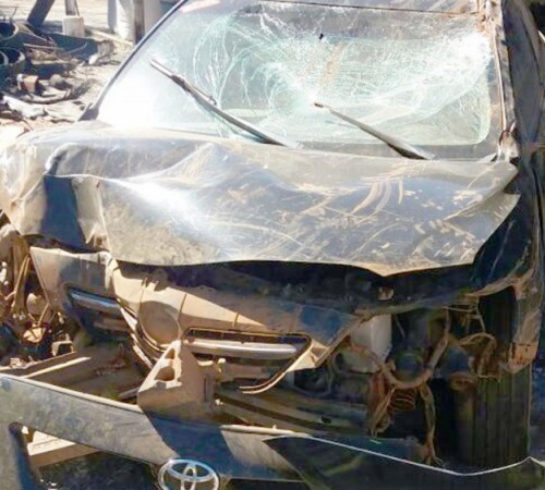 Vereador e esposa ficam feridos em colisão entre carro e caminhonete no Nortão