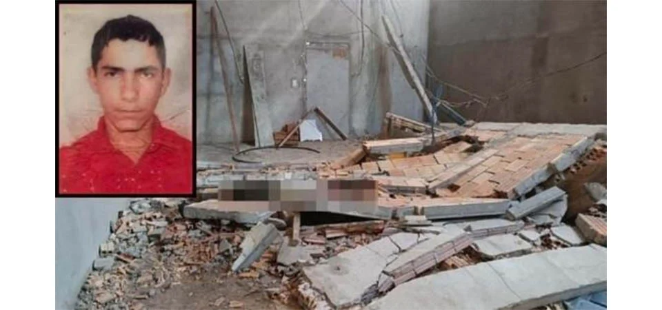 Homem morre soterrado durante obra em clube