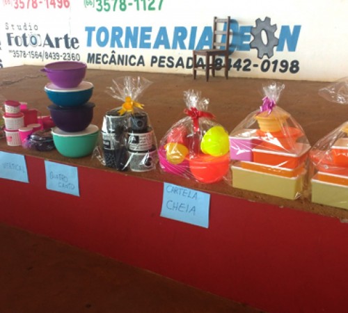 Itanhangá: bingo da Tupperware em prol da construção do parquinho da creche municipal