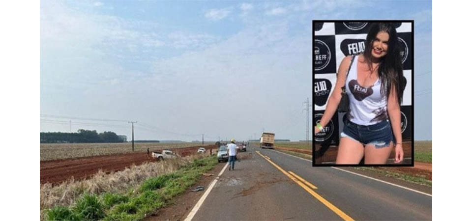 Capotamento de caminhonete mata jovem em rodovia