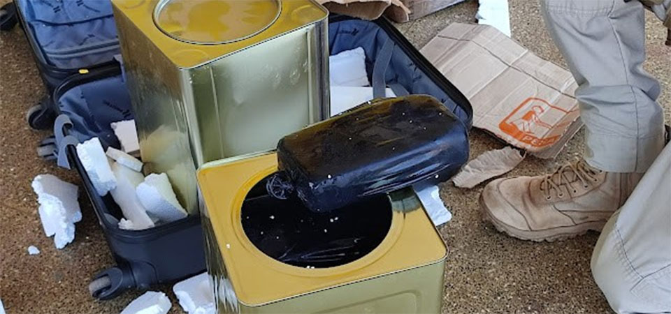 PRF apreende 70 kg de pasta base de cocaína
