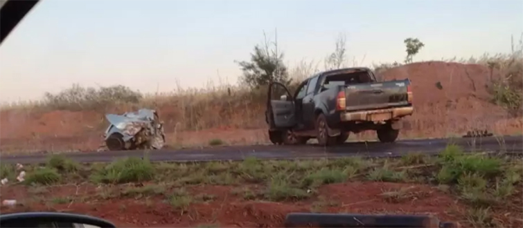 Acidente na MT-020 deixa três mortos e dois feridos neste sábado