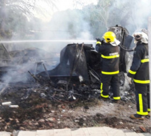 Homem morre carbonizado enquanto dormia em casa