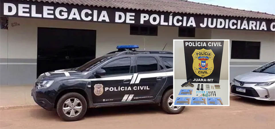 Homem foi preso pela Polícia Civil com drogas e armamentos