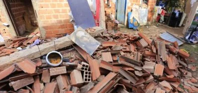 Nova Maringá: Parede de casa desaba e mata criança de um ano