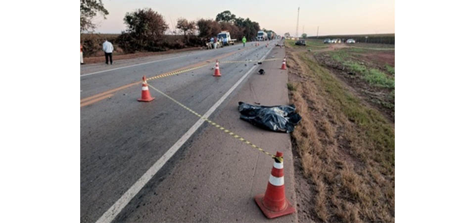 Dois homens morrem em acidente na BR 163 entre Sinop e Sorriso
