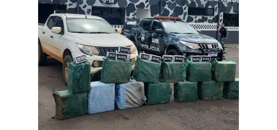Força Tática apreende cerca de 600 quilos de cocaína