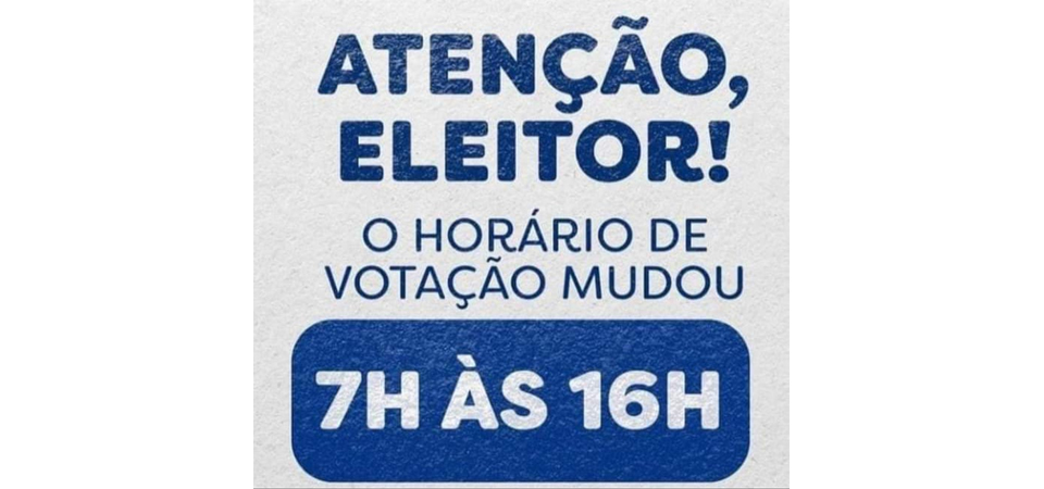 Itanhangá: Veja o horário e onde é sua sessão de votação